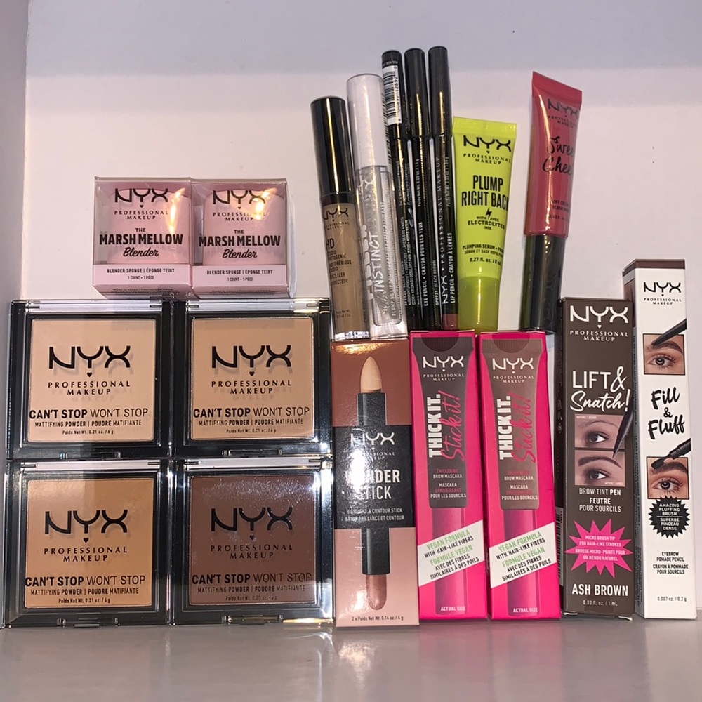 NYX Cosmetics Makeup Lot 18 Pieces